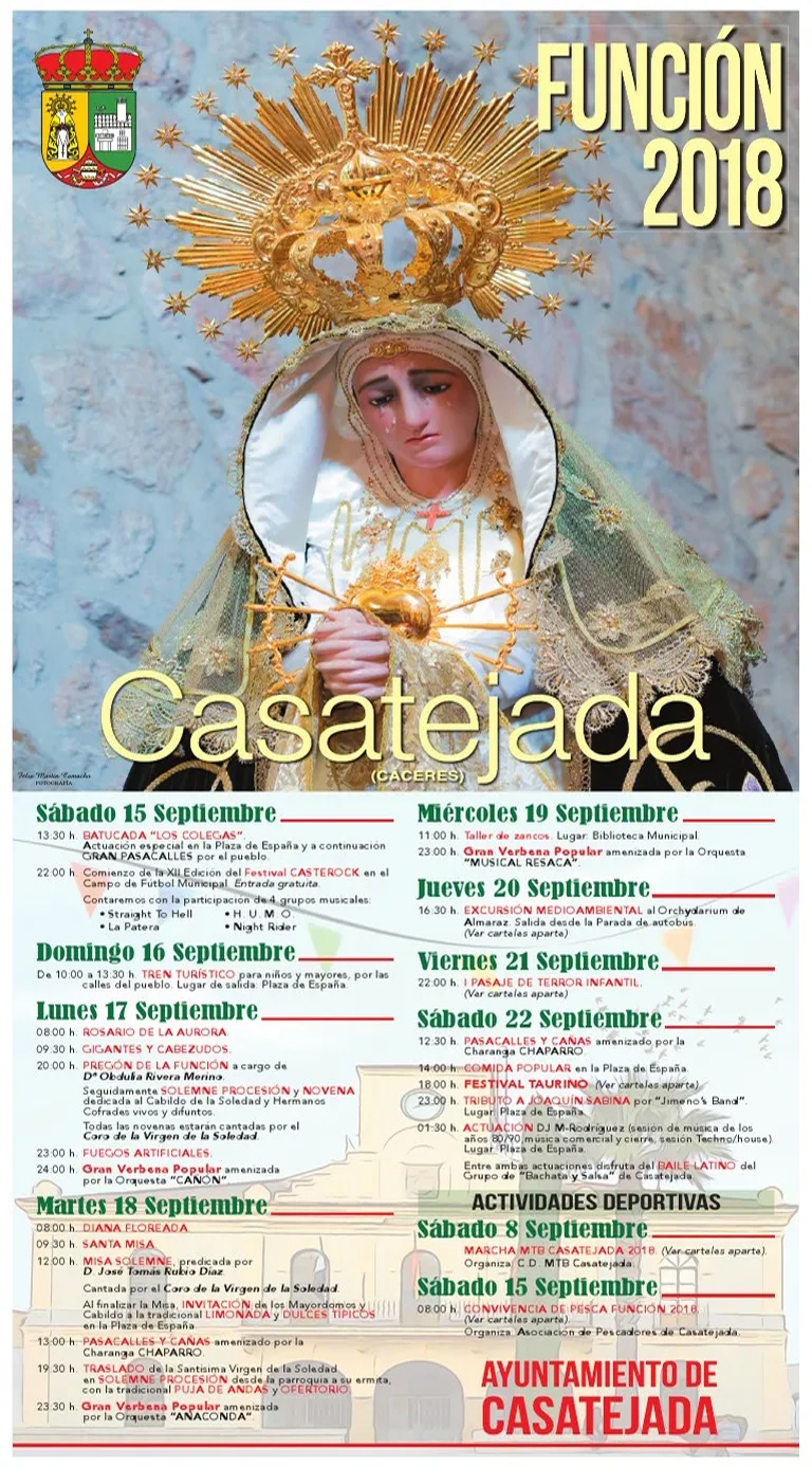 Fiestas de la Función a la Virgen de la Soledad  